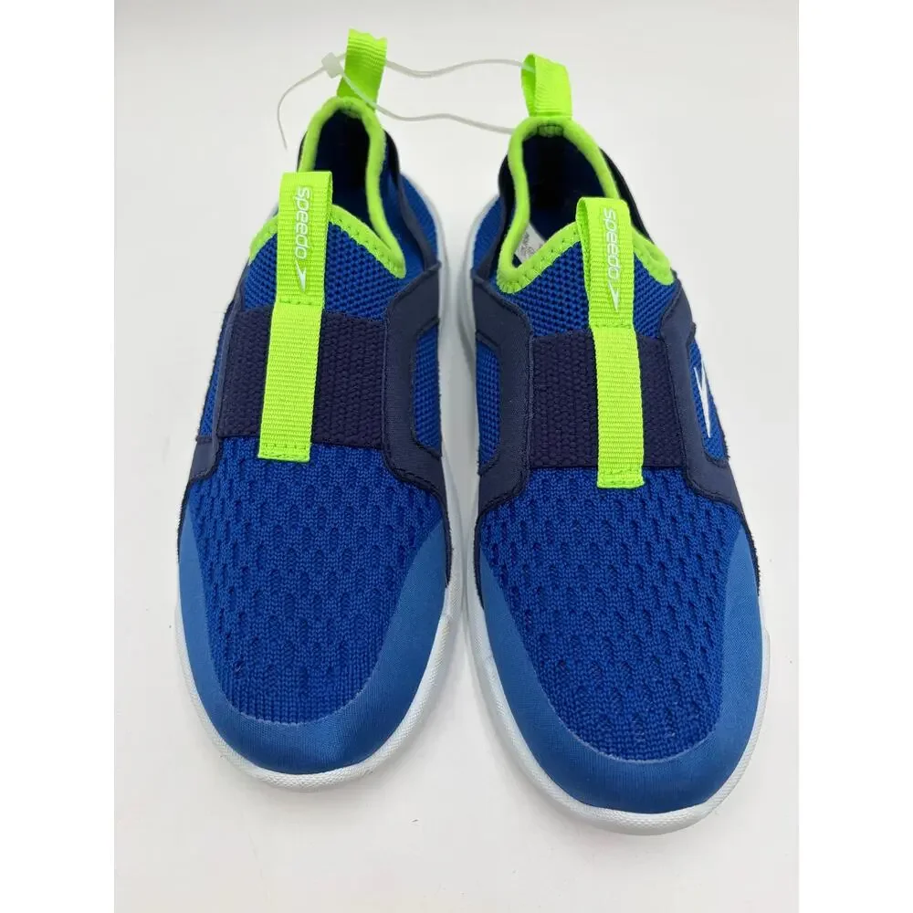NWOT Juniors size Small 13 1 Speedo Water Shoes- Navy and Green